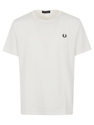 MAGLIETTA UOMO A MANICA CORTA - FRED PERRY FPM1600V 129 Snow White FRED PERRY