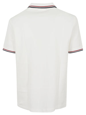 POLO UOMO A MANICA CORTA TWIN TIPPED - FRED PERRY<BR/> FPM3600 T60 SNWHT-BRED-NVY FRED PERRY