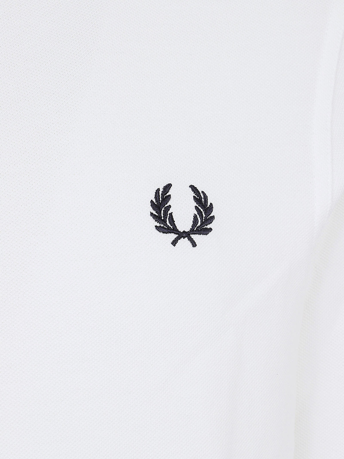 POLO UOMO A MANICA LUNGA LS PLAIN - FRED PERRY FPM6006 100 White FRED PERRY