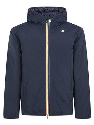 GIACCA UOMO IMBOTTITA CORTA<BR/> K2136DW K89 BLUE DEPTH KWAY