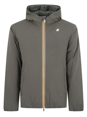 GIACCA UOMO IMBOTTITA CORTA K2136DW WMR GREEN BLACKISH KWAY