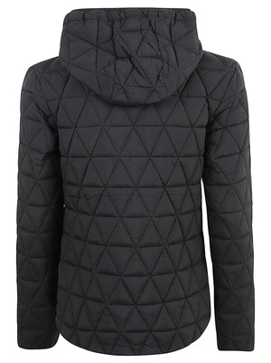 GIACCA DONNA LIL DIAMOND QUILTED WARM - KWAY K2136EW USY BLACK PURE KWAY