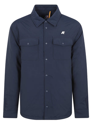 GIACCA CAMICIA UOMO IMBOTTITA<BR/> K2136JW K89 BLUE DEPTH KWAY