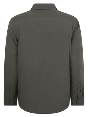 GIACCA CAMICIA UOMO IMBOTTITA K2136JW WMR GREEN BLACKISH KWAY