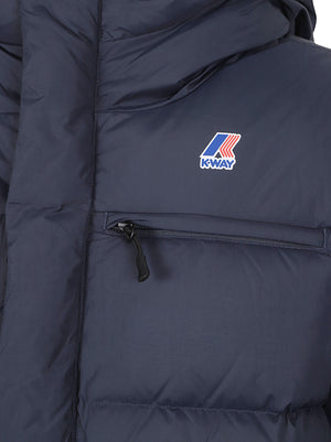 GIACCA UOMO OVERSIZE IMBOTTITA K5141QW K89 BLUE DEPTH KWAY
