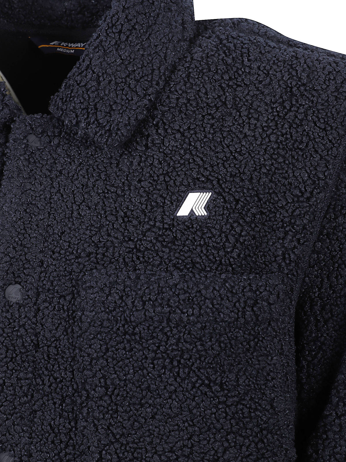 GIACCA UOMO CAMERON SHERPA POLAR - KWAY<BR/> K61322W A2B BLUE DEPTH-BLUE DEPTH KWAY