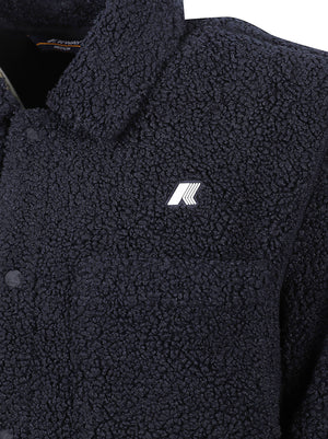 GIACCA UOMO CAMERON SHERPA POLAR - KWAY<BR/> K61322W A2B BLUE DEPTH-BLUE DEPTH KWAY