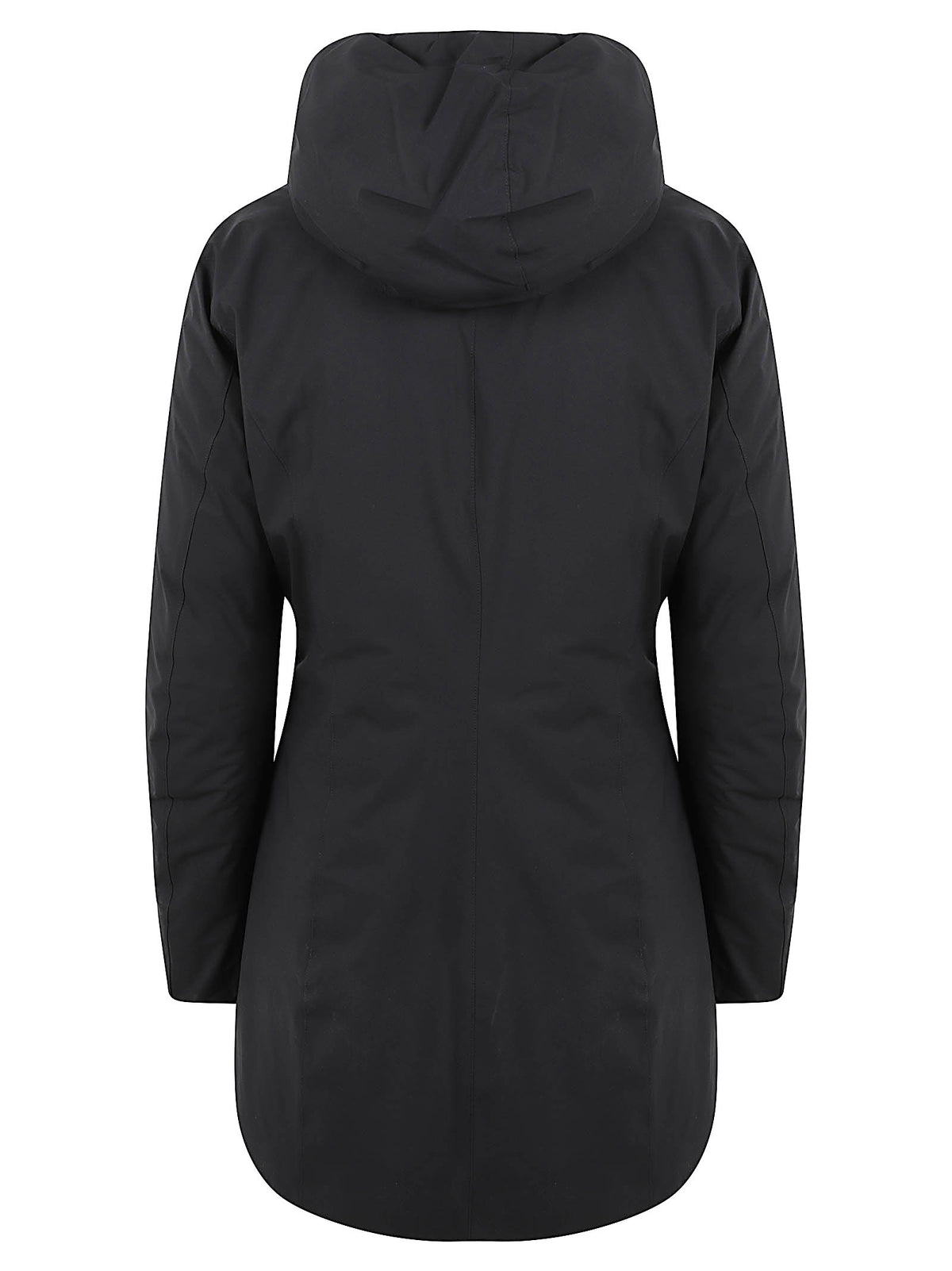GIACCA DONNA DENISE ST THERMO DOUBLE - KWAY K8134CW DC4 BLACK PURE-WHITE NATURAL KWAY