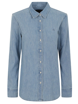 CAMICIA DI JEANS DONNA<BR/> 200P14149 001 ALICIA WASH LAUREN