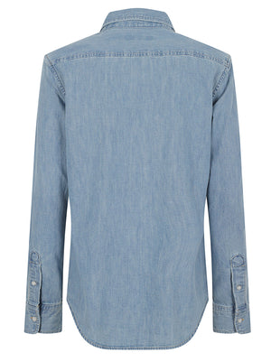 CAMICIA DI JEANS DONNA<BR/> 200P14149 001 ALICIA WASH LAUREN