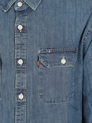 CAMICIA JEANS UOMO 19573 0269 CHOPPER DARK WASH LEVI'S STRAUSS