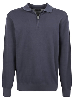 POLO UOMO ZIP - LIU.JO<BR/> QF6027MA24P 94013 DARK BLUE LIU.JO