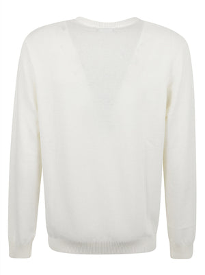 MAGLIONE GIROCOLLO UOMO WOOLCASH - LIU.JO QF6145MA23P 14801 Tofu LIU.JO