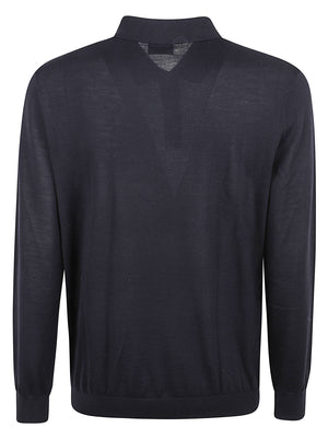 MAGLIA POLO UOMO LANA - LIU.JO<BR/> QXX136MA27P 94013 DARK BLUE LIU.JO