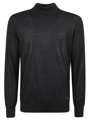 MAGLIA LUPETTO UOMO LANA - LIU.JO QXX137MA27P 22222 Nero LIU.JO