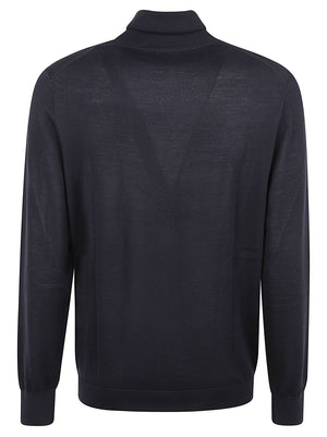 MAGLIA DOLCEVITA UOMO LANA - LIU.JO<BR/> QXX138MA27P 94013 DARK BLUE LIU.JO