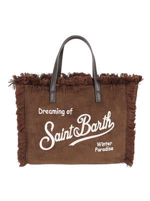 BORSA A MANO COLETTE FELT - MC2 SAINT BARTH<BR/> COLETTE CORDUROY N 00516M S 18 EMB MC 2
