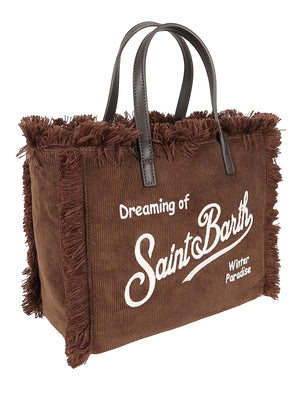 BORSA A MANO COLETTE FELT - MC2 SAINT BARTH<BR/> COLETTE CORDUROY N 00516M S 18 EMB MC 2