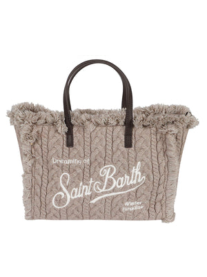 BORSA A MANO WOOL BRAID - MC2 SAINT BARTH COLETTE WOOL BRAID N 04117M CABLE 15 EMB MC 2