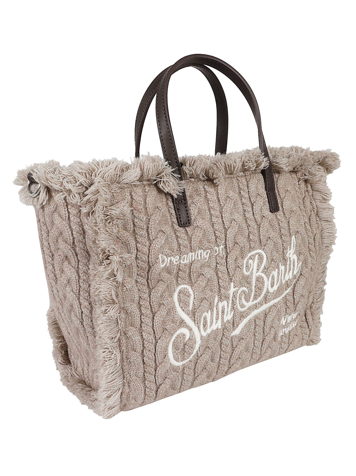 BORSA A MANO WOOL BRAID - MC2 SAINT BARTH COLETTE WOOL BRAID N 04117M CABLE 15 EMB MC 2