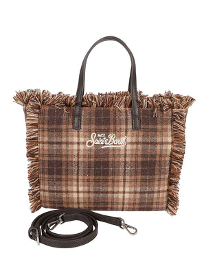BORSA A MANO COLETTE FELT - MC2 SAINT BARTH<BR/> COLETTE WOOL N 00470M TARTAN 1812 EMB MC 2