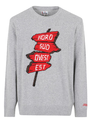 MAGLIONE UOMO GIROCOLLO HERON, 883 SPECIAL EDITION - MC2 SAINT BARTH<BR/> HERON 00676M 883 NORD SUD 15 ML MC 2