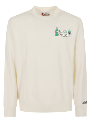 MAGLIONE UOMO GIROCOLLO HERON LIGHT - MC2 SAINT BARTH<BR/> HERON LIGHT EMBRY 03604M GIN CLOCK 10 MC 2