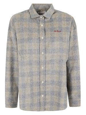 CAMICIA DONNA LULLY FLANNEL - ST BARTH<BR/> LULLY FLANNEL 00205M SB SNOOPY LOVER TARTAN MC 2