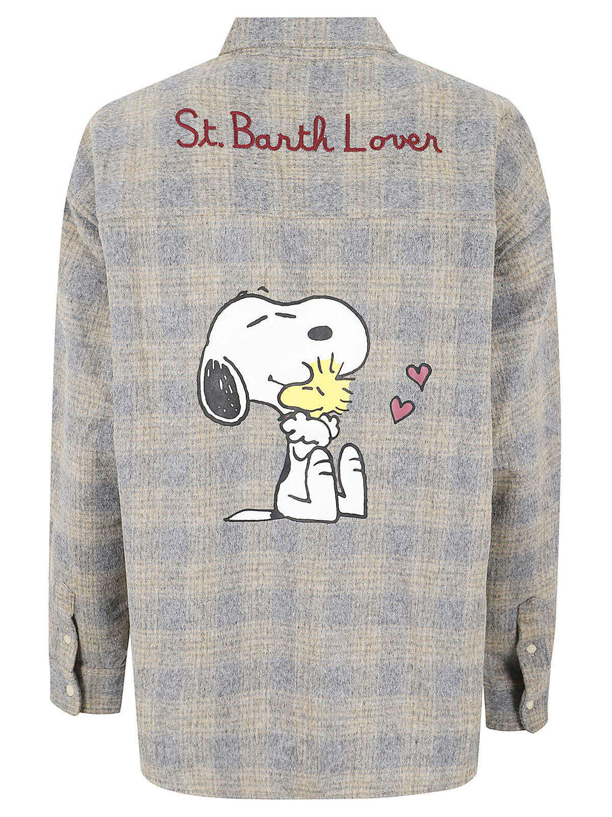 CAMICIA DONNA LULLY FLANNEL - ST BARTH<BR/> LULLY FLANNEL 00205M SB SNOOPY LOVER TARTAN MC 2