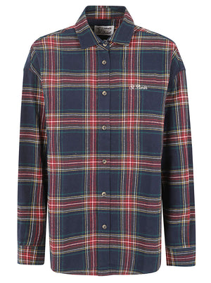 CAMICIA DONNA LULLY FLANNEL - ST BARTH<BR/> LULLY FLANNEL 00874M TOY NOT BOY TARTAN MC 2