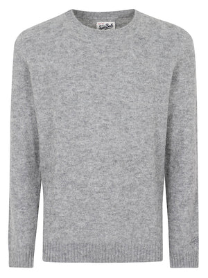 MAGLIONE GIROCOLLO UOMO REGENT - MC2 SAINT BARTH<BR/> REGENT ALPACA 00021M 15 M GREY MELANGE MC 2