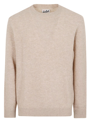 MAGLIONE GIROCOLLO UOMO REGENT - MC2 SAINT BARTH REGENT ALPACA 00027M 11 BEIGE MC 2