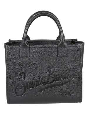 BORSA A MANO MIDI VANITY BAG - MC2 SAINT BARTH VANITY BAG MIDI 00123M GRAIN LEATHER SB 00 MC 2