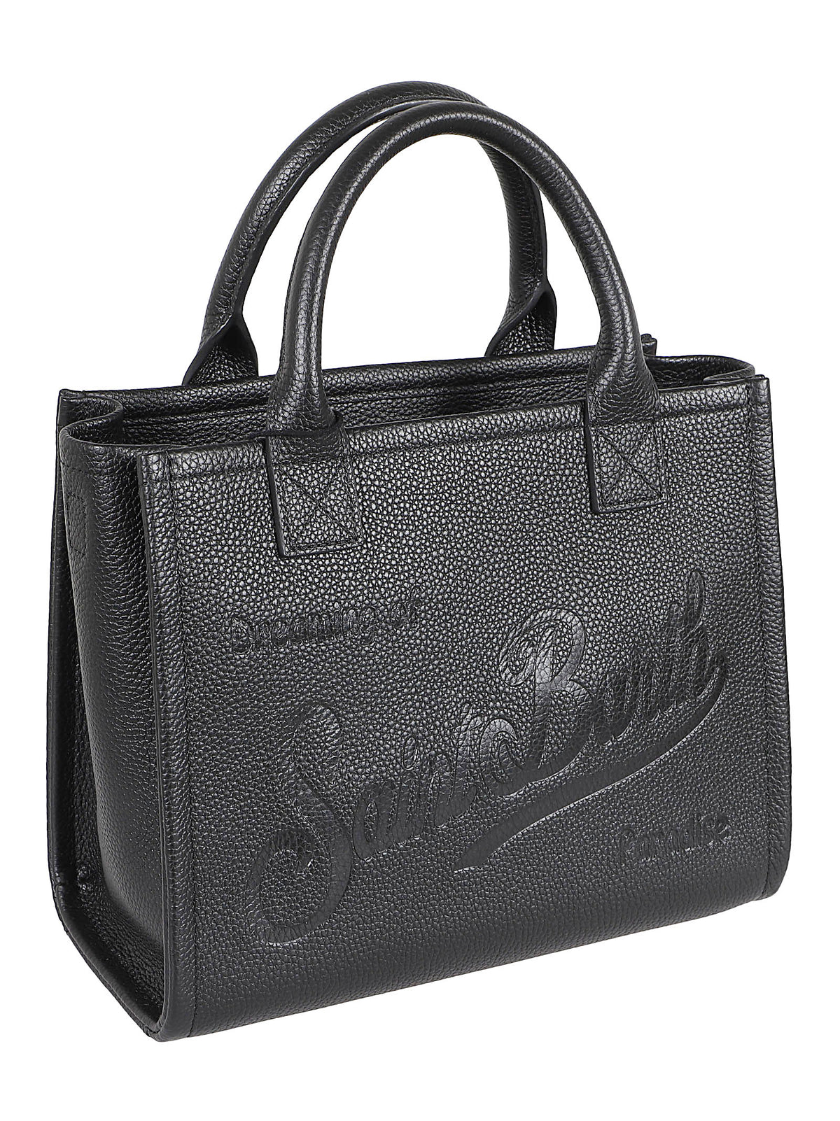 BORSA A MANO MIDI VANITY BAG - MC2 SAINT BARTH VANITY BAG MIDI 00123M GRAIN LEATHER SB 00 MC 2