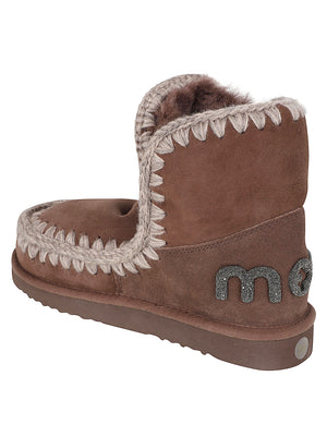 STIVALETTO DONNA PELO "ESKIMO 28 GLITTER LOGO" - MOU<BR/> FW101050A BRPEP MOU