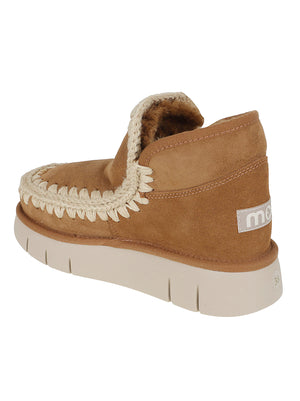 SCARPA DONNA CON PELO "ESKIMO BOUNCE SNEAKER" - MOU<BR/> FW531009A COG MOU