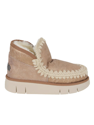 SCARPA DONNA CON PELO "ESKIMO BOUNCE SNEAKER" - MOU<BR/> FW531009C JGOL MOU