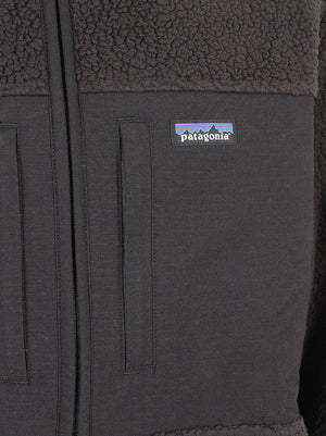 GIACCA PILE UOMO RETRO PATCH -PATAGONIA<BR/> 22780 BLK Black PATAGONIA