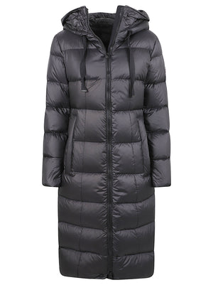 GIACCA LUNGA IMBOTTITA DONNA NUNKI MQN 02 - PEUTEREY <BR/> PED5444 01181967NER PEUTEREY