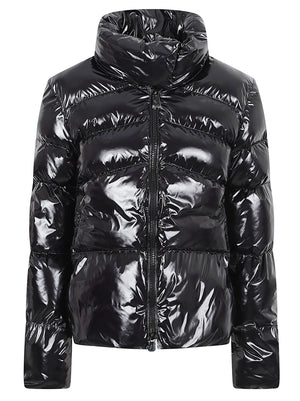 GIACCA DONNA CORTA LUCIDA<BR/> 101598 A2P7Z99 NERO LIMOUSINE PINKO