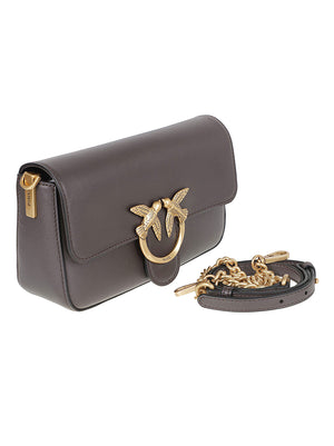BORSA DONNA A TRACOLLA MINI LOVE ONE SLOUCHY - PINKO<BR/> 107924 A2JGM12Q PINKO