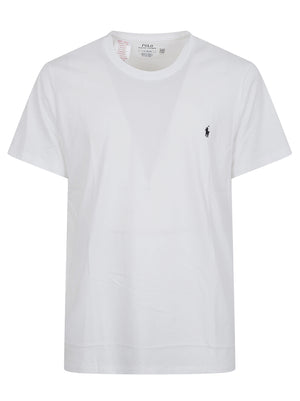 MAGLIETTA MANICHE CORTE UOMO 714844756 005 WHITE-NAVY PP RALPH LAUREN