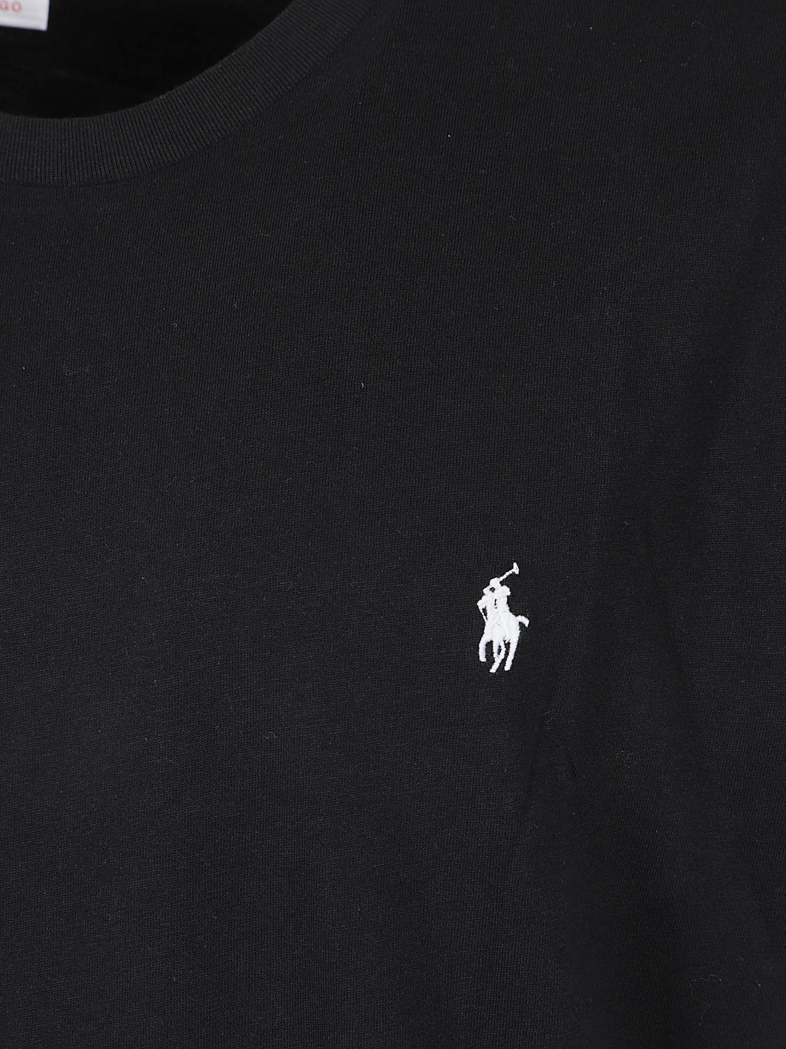MAGLIETTA MANICHE CORTE UOMO 714844756 006 BLACK-WHITE PP RALPH LAUREN