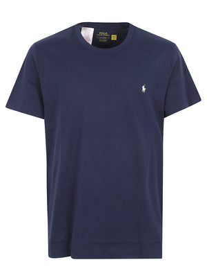 MAGLIETTA A MANICHE UOMO 714844756 007 NAVY-WHITE PP RALPH LAUREN