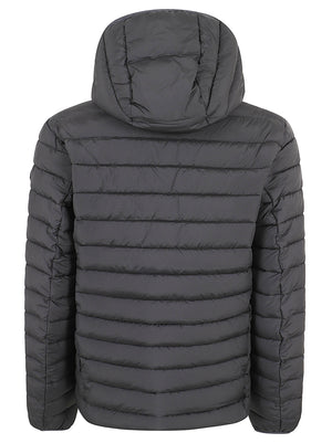 GIACCA UOMO CON CAPPUCCIO JUNCUS - SAVE THE DUCK D31273M MIRO2110000 Black SAVE THE DUCK
