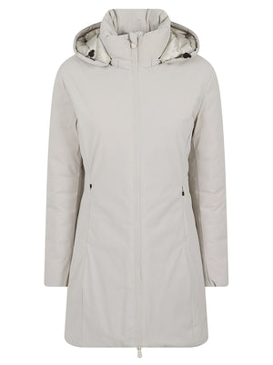 GIACCA DONNA CON CAPPUCCIO RACHEL - SAVE THE DUCK D40060W MATT2140019 RAINY BEIGE SAVE THE DUCK