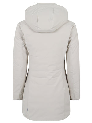 GIACCA DONNA CON CAPPUCCIO RACHEL - SAVE THE DUCK D40060W MATT2140019 RAINY BEIGE SAVE THE DUCK