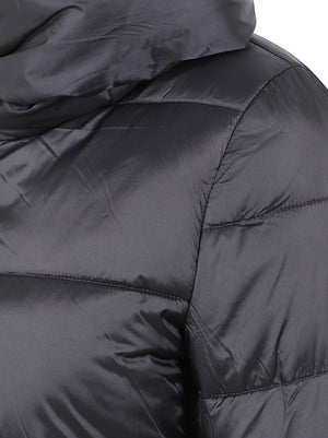 GIACCA DONNA CON CAPPUCCIO LYSA - SAVE THE DUCK<BR/> D40279W IRIS2110000 Black SAVE THE DUCK