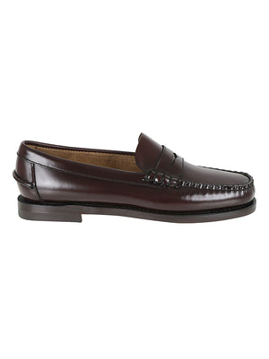 SCARPA MOCASSINO DONNA IN PELLE 7001530 903 BROWN BURGUNDY SEBAGO