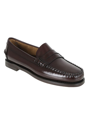 SCARPA MOCASSINO DONNA IN PELLE 7001530 903 BROWN BURGUNDY SEBAGO